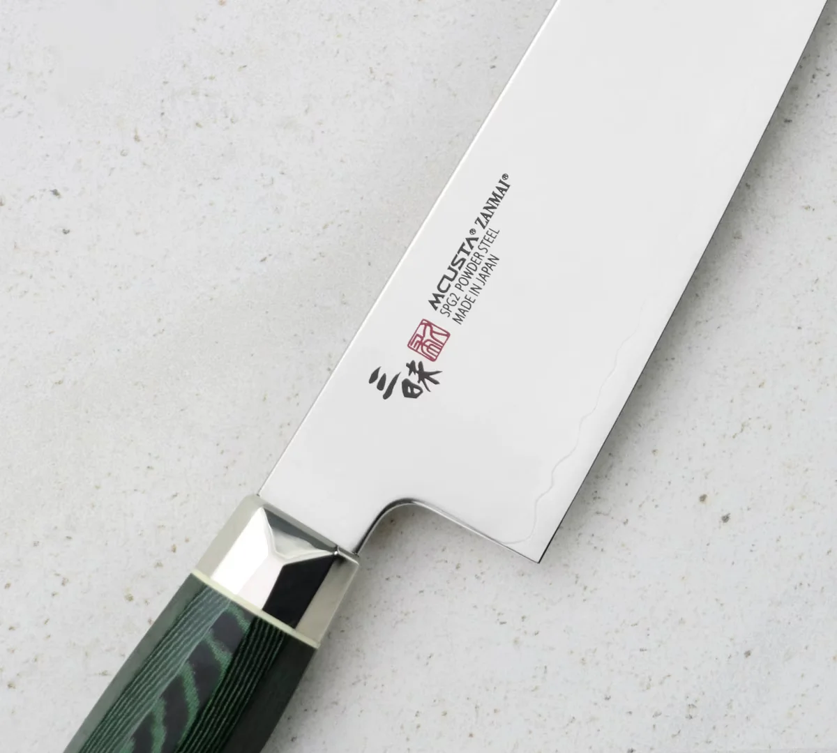 Mcusta Zanmai Green Revolution SPG2 Nóż Gyuto 21 cm — zdjęcie 4