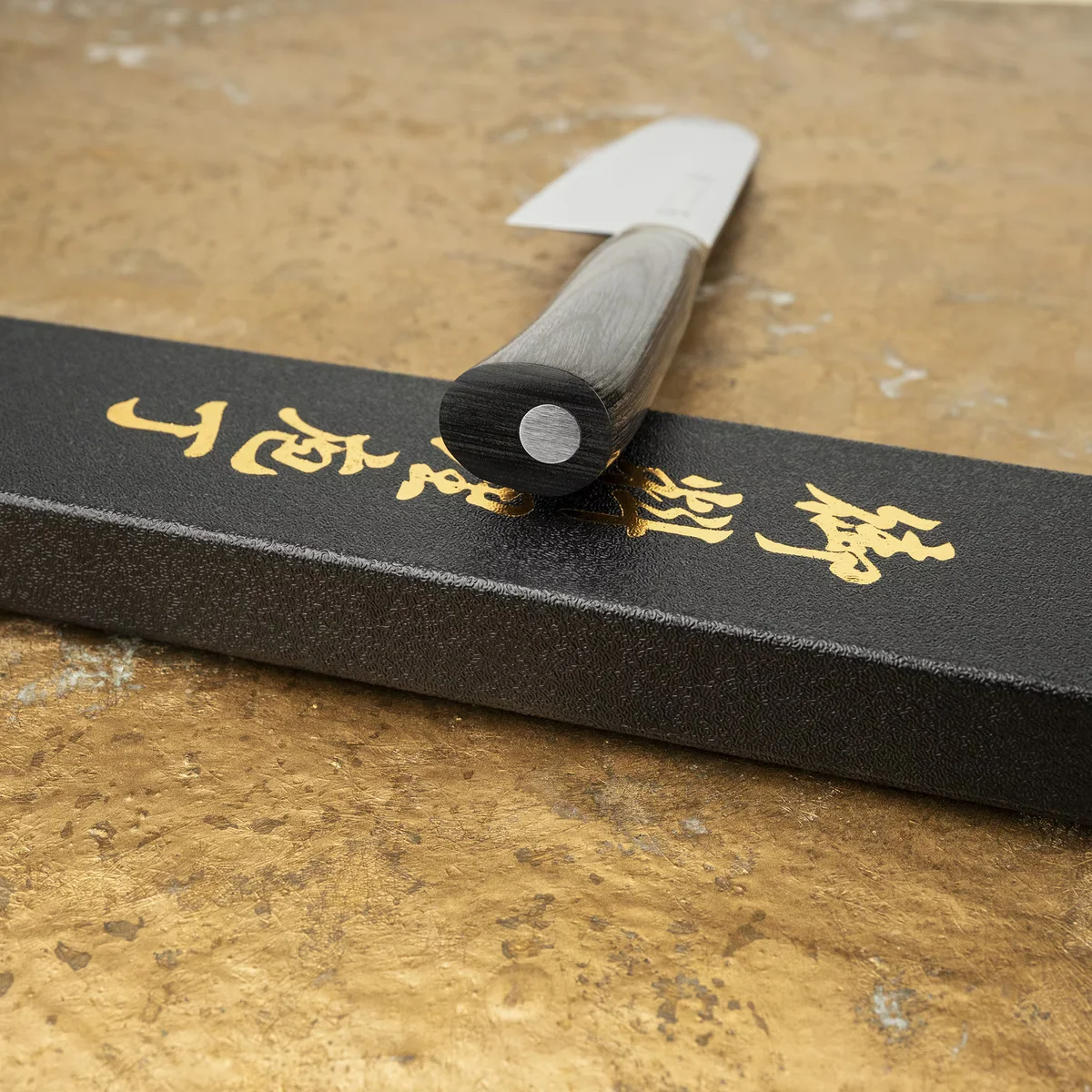Tamahagane Tsubame Black VG-5 Nóż Santoku 17,5 cm — zdjęcie 5