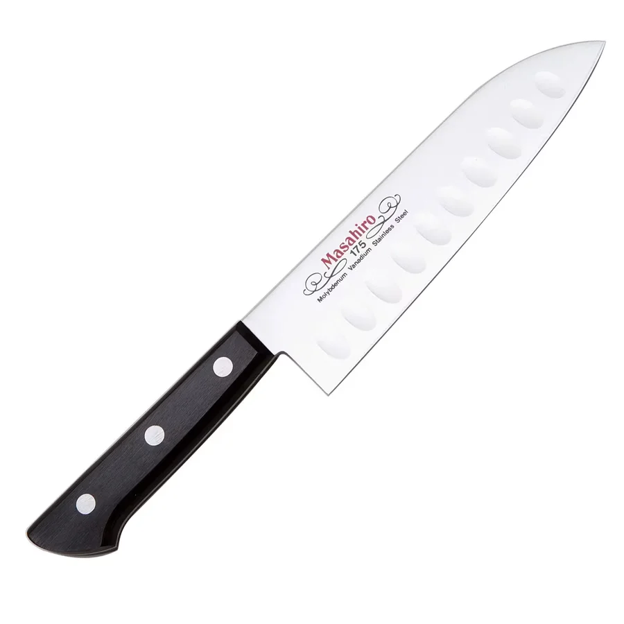 Masahiro BWH Santoku Dimple Nóż Kuchenny 17.5 cm