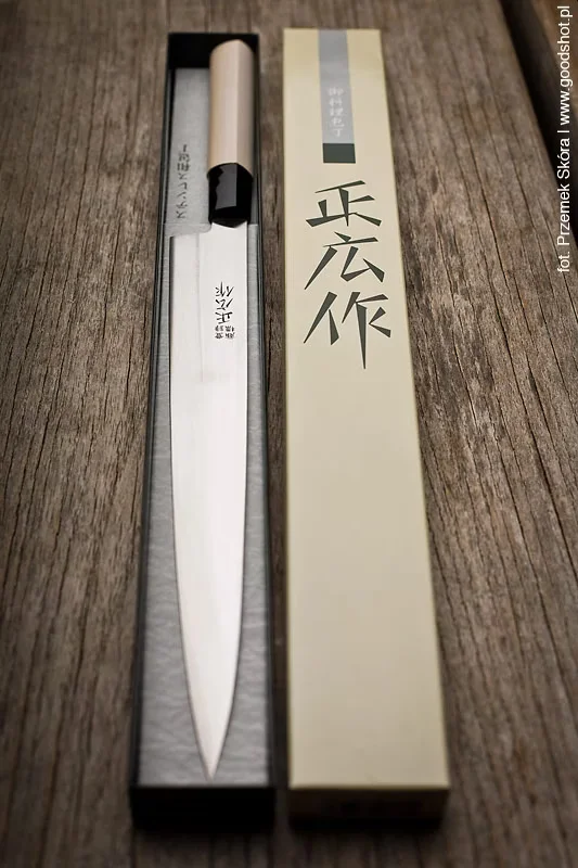 Masahiro MS-8 Yanagiba - Japoński Nóż do Sushi i Sashimi 27 cm — zdjęcie 12