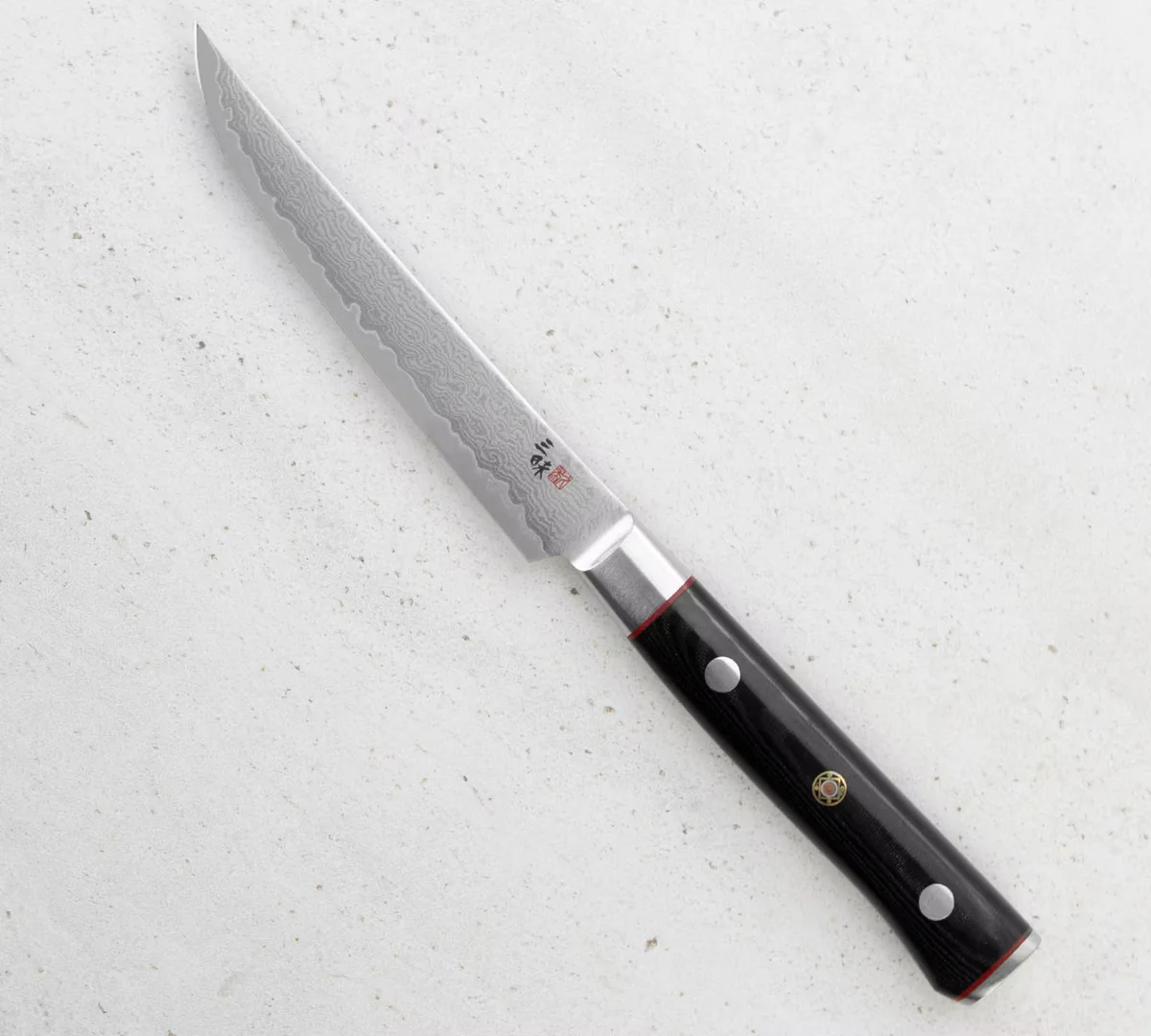 Mcusta Zanmai VG-10 Pro Zebra Nóż do steków 11,5 cm — zdjęcie 7