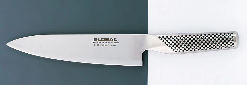 Global Nóż szefa kuchni G-55, ostrze 18 cm — zdjęcie 3