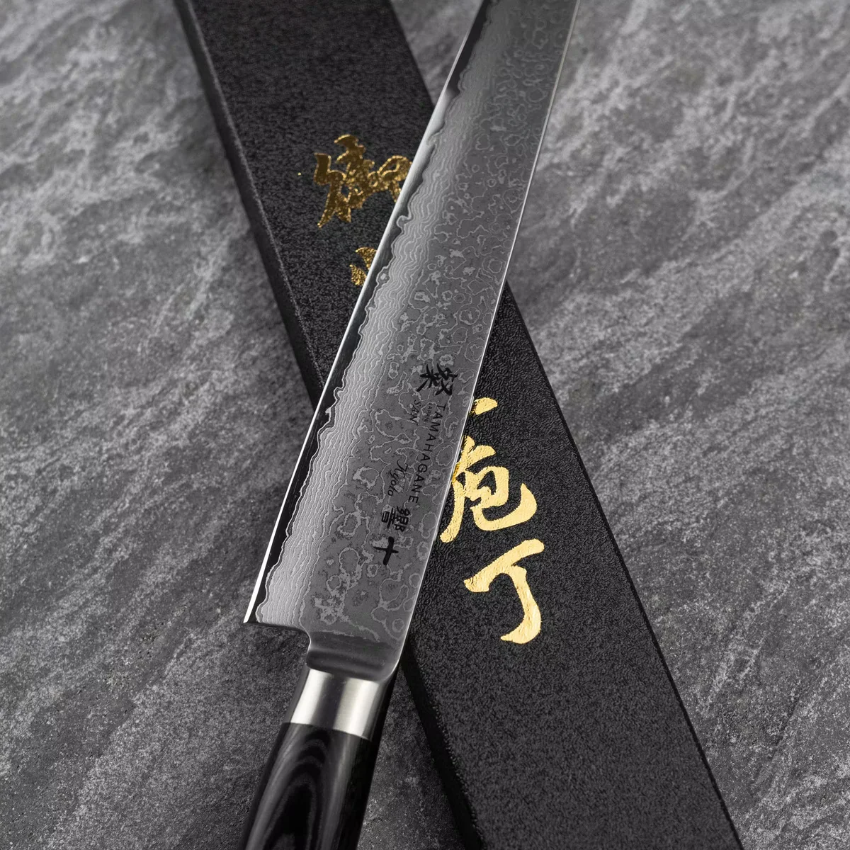 Tamahagane Kyoto VG-5 Nóż Sujihiki 27 cm — zdjęcie 3