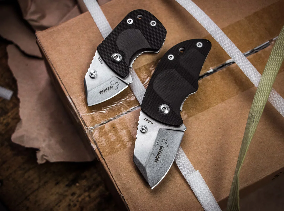 Nóż składany Böker Plus DW-2 Wharncliffe Chad Los Banos — zdjęcie 5