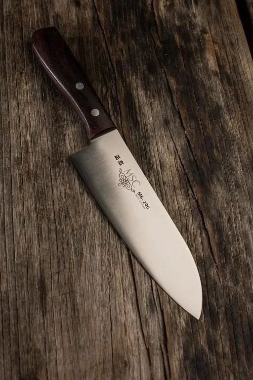 Masahiro MSC Nóż Santoku 16.5 cm — zdjęcie 8