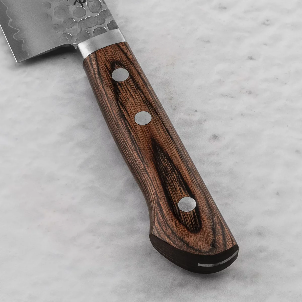 Kanetsune Seki 940 VG-1 Mahogany Nóż Santoku 16,5 cm — zdjęcie 4