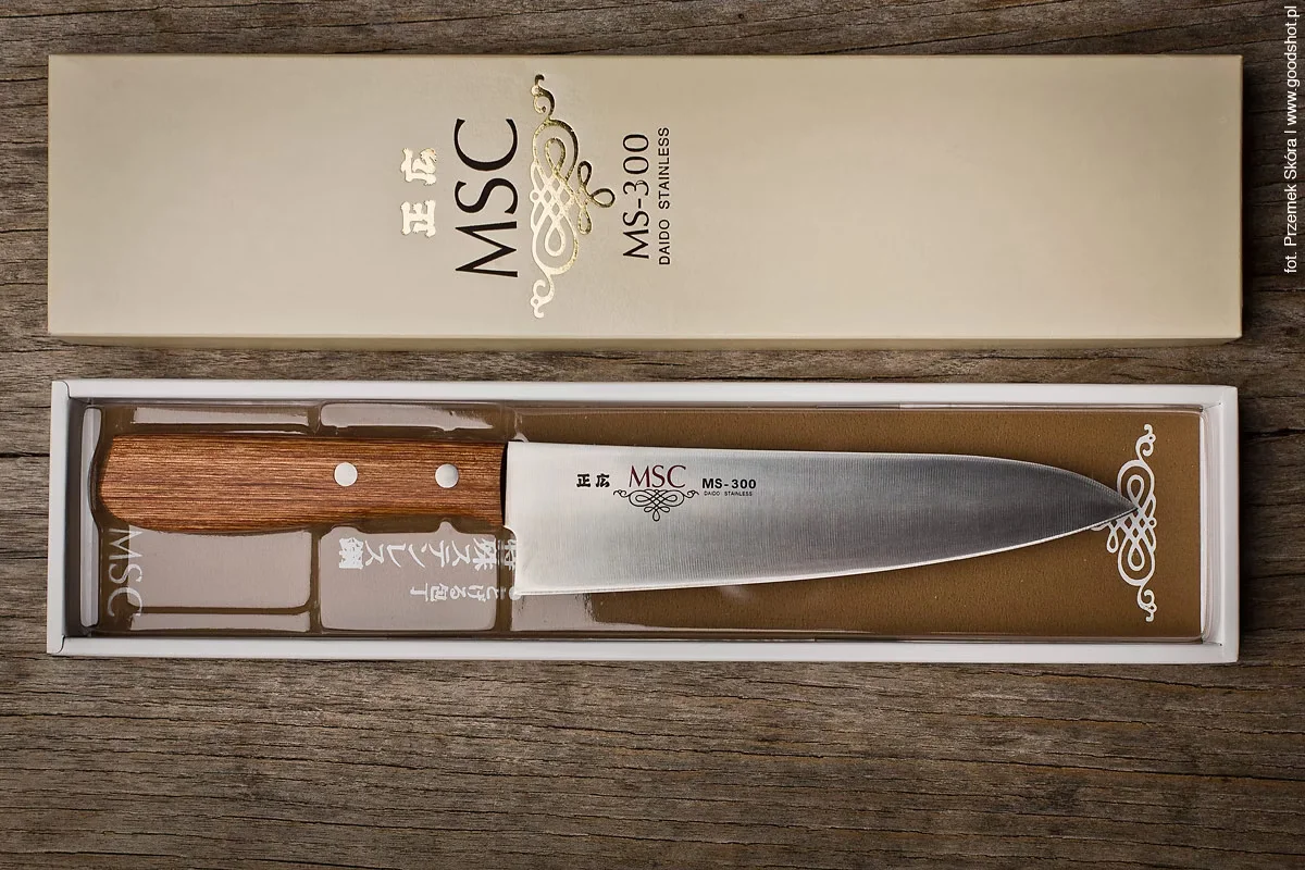 Nóż szefa kuchni Masahiro MSC Chef 18 cm [11052] — zdjęcie 5