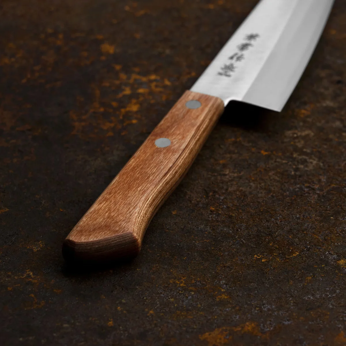 Kanetsune Seki 510 Nóż Santoku Shiro-2/SS 16,5 cm — zdjęcie 7