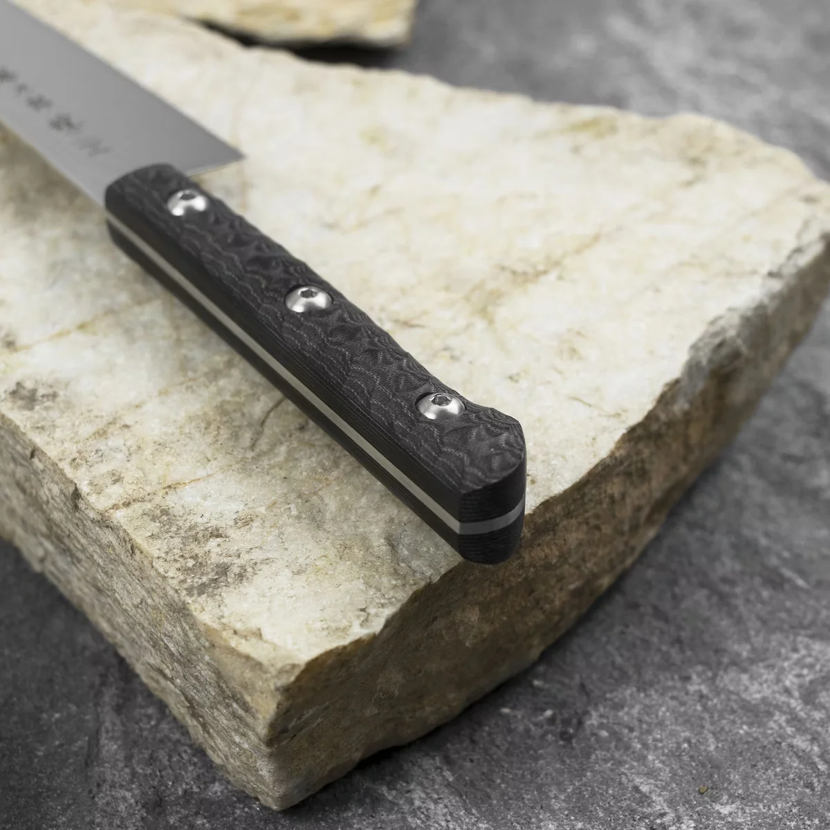 Tojiro Gai VG-10 Damascus Nóż uniwersalny Petty 13,5 cm — zdjęcie 5