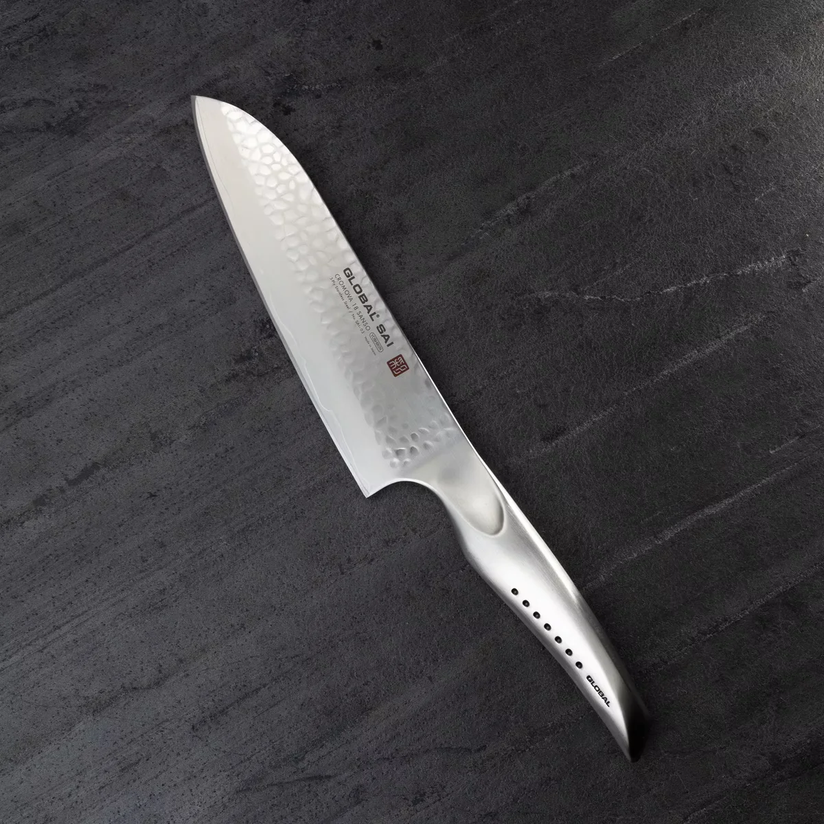 Global SAI Nóż Santoku 19 cm — zdjęcie 7