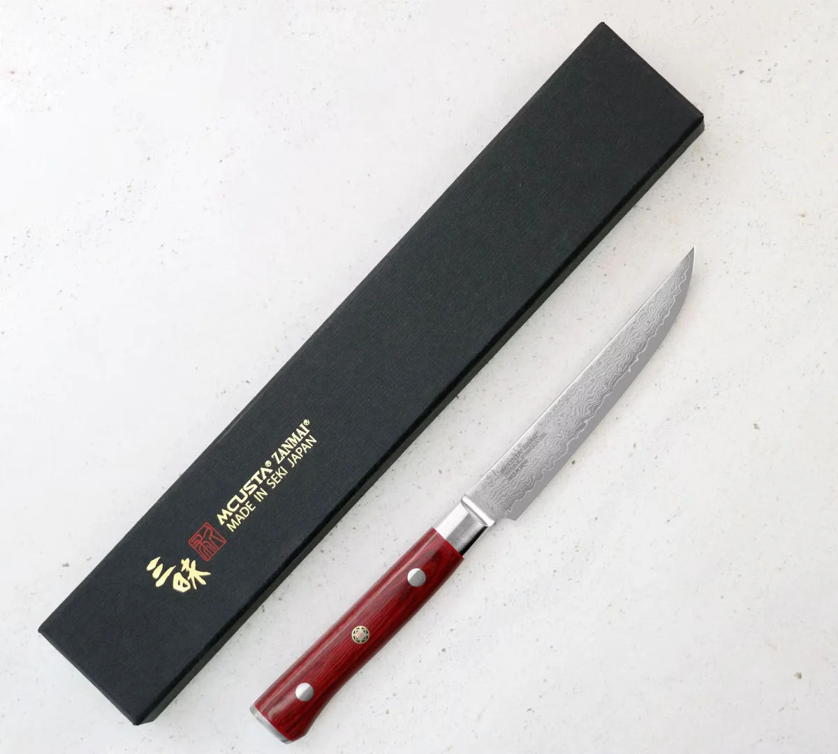 Mcusta Zanmai VG-10 Pro Flame Nóż do steków 11,5 cm — zdjęcie 2