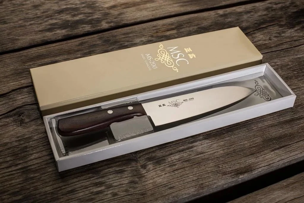 Masahiro MSC Nóż Santoku 16.5 cm — zdjęcie 2