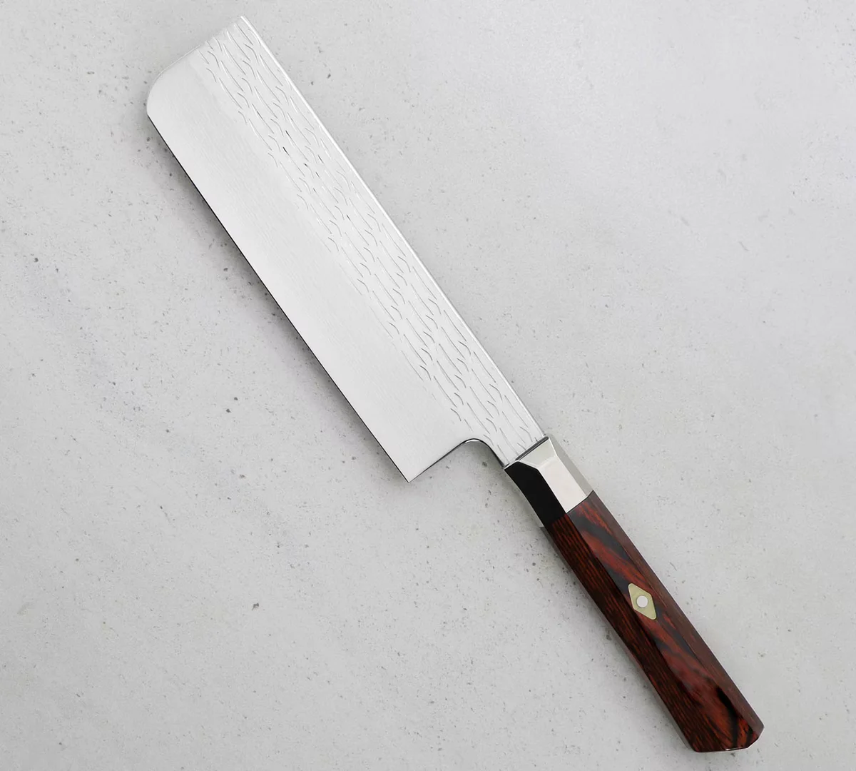 Mcusta Zanmai VG-10 Supreme Ripple Nóż Nakiri 16,5 cm — zdjęcie 6