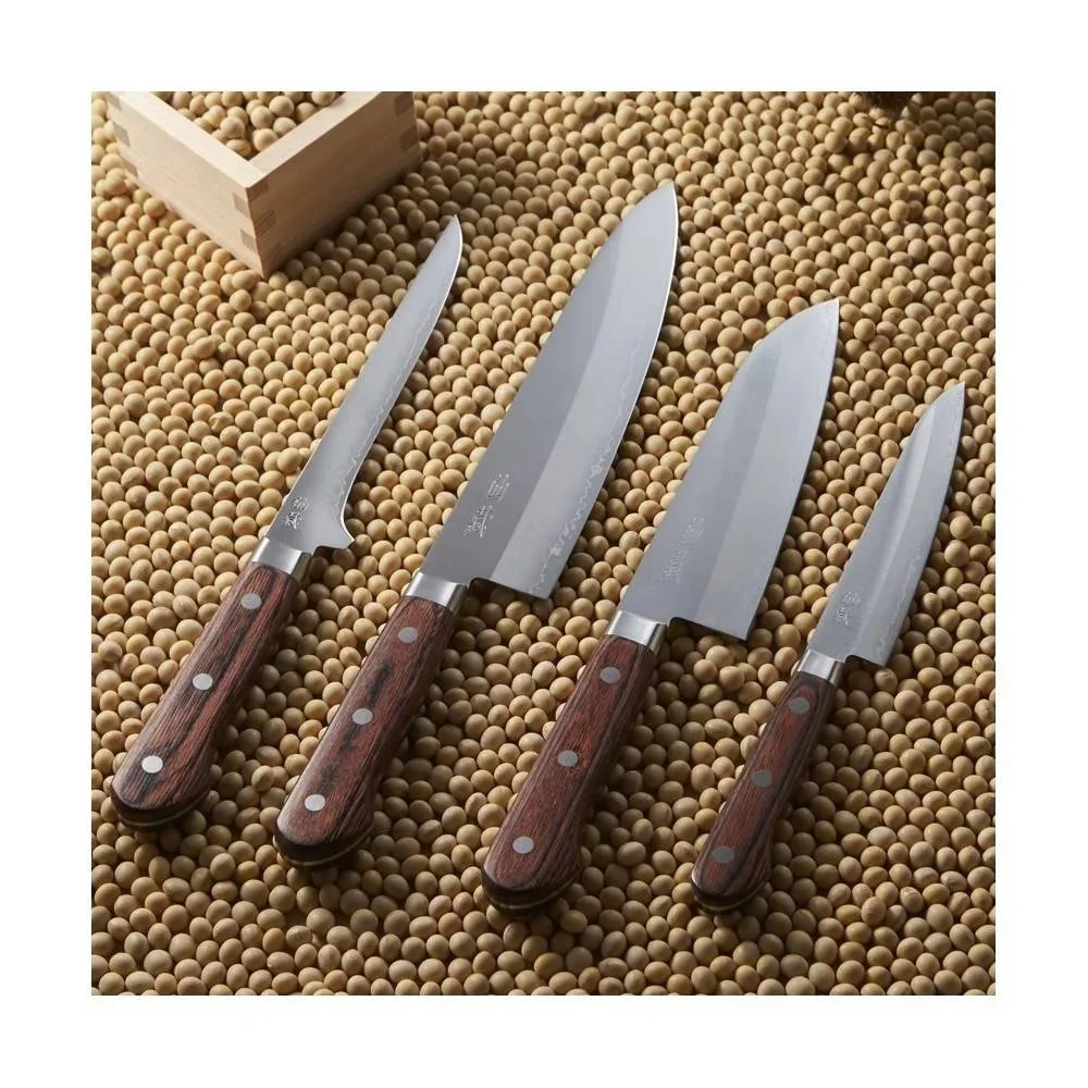 Suncraft SENZO CLAD Nóż Kuchenny Nakiri AUS-10 18 cm — zdjęcie 10