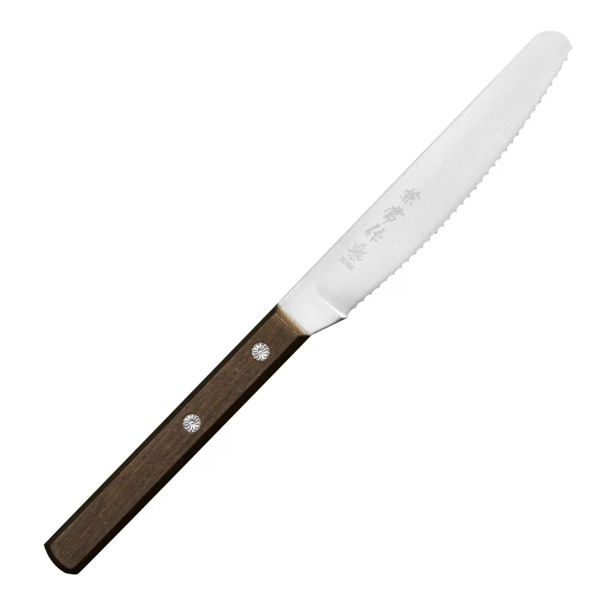 Kanetsune Seki AUS-8 Nóż kuchenny uniwersalny ząbkowany 11 cm