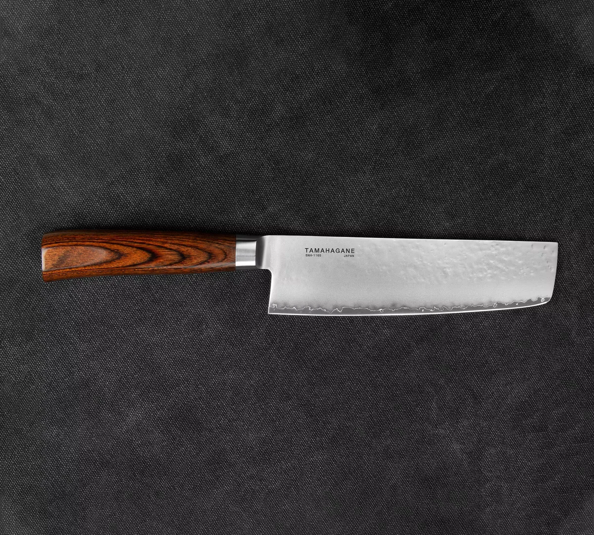 Tamahagane Tsubame Brown VG-5 Nóż Nakiri 18 cm — zdjęcie 2