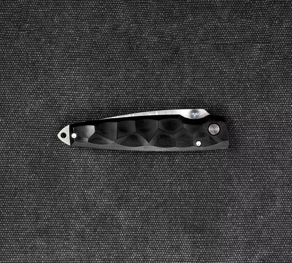 Mcusta Shinra Emotion 2 Black Pakka Damascus VG-10 6,5 cm — zdjęcie 4