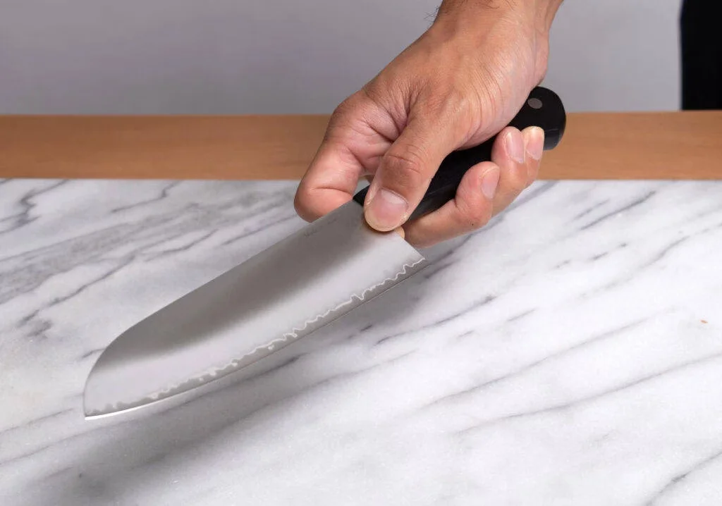Suncraft SENZO ENTREE Nóż Santoku 16.7 cm [EN-02] — zdjęcie 8