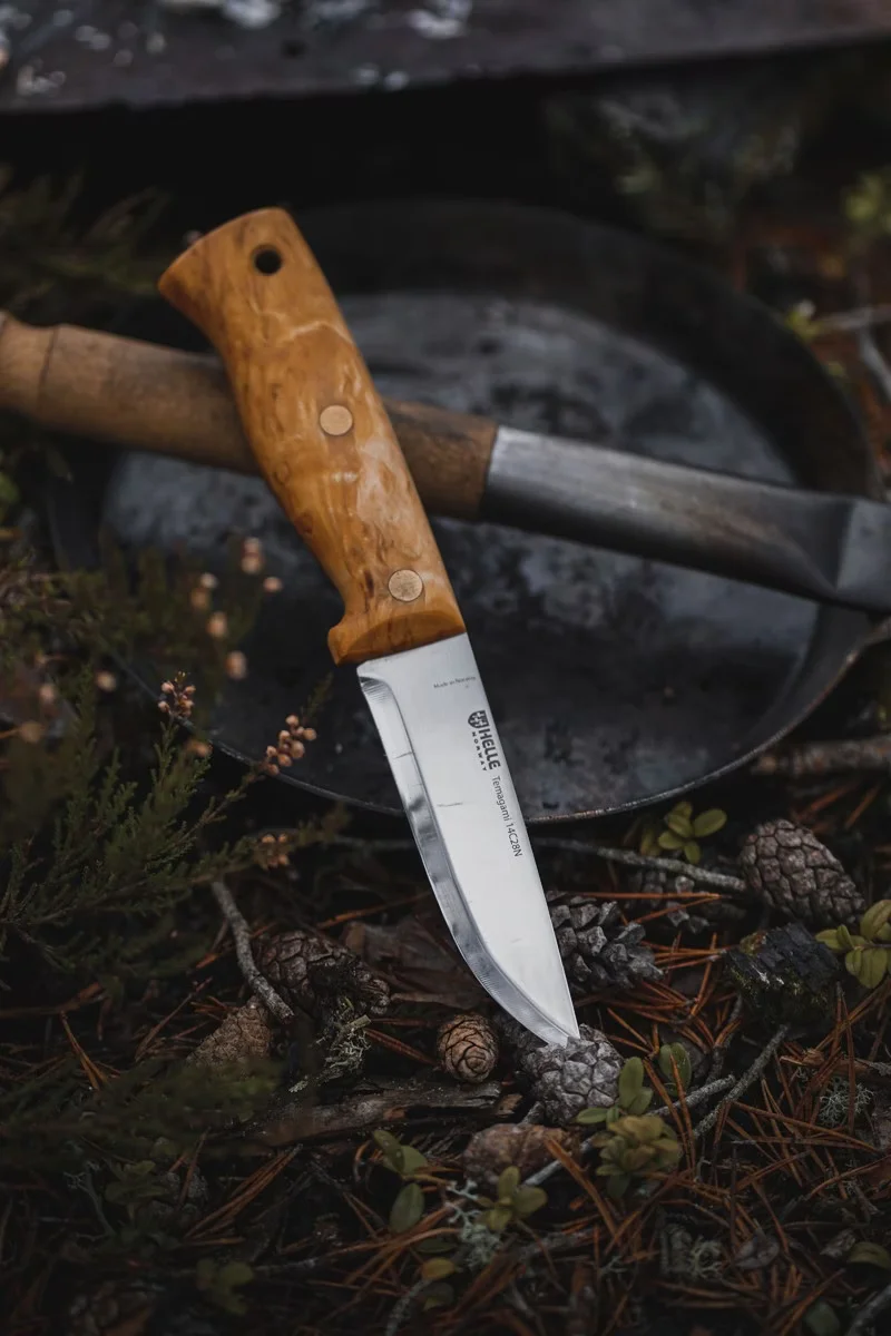 Nóż Helle Temagami Sandvik 14C28N — zdjęcie 8