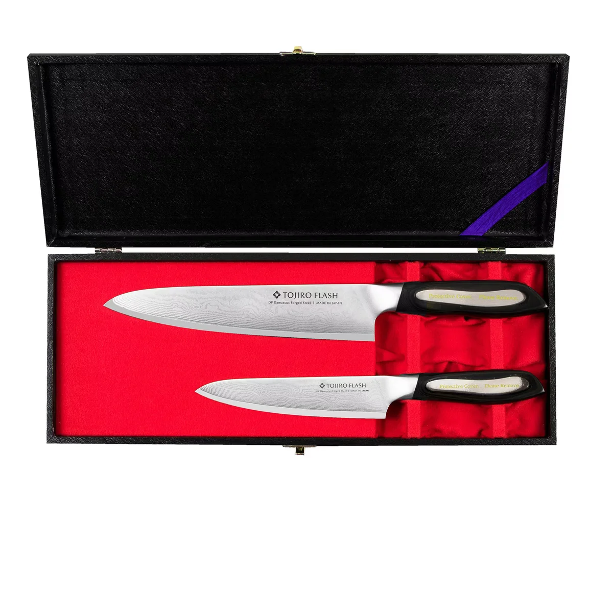 Tojiro Flash Zestaw: Nóż Szefa Kuchni 21 cm i Nóż Uniwersalny 15 cm