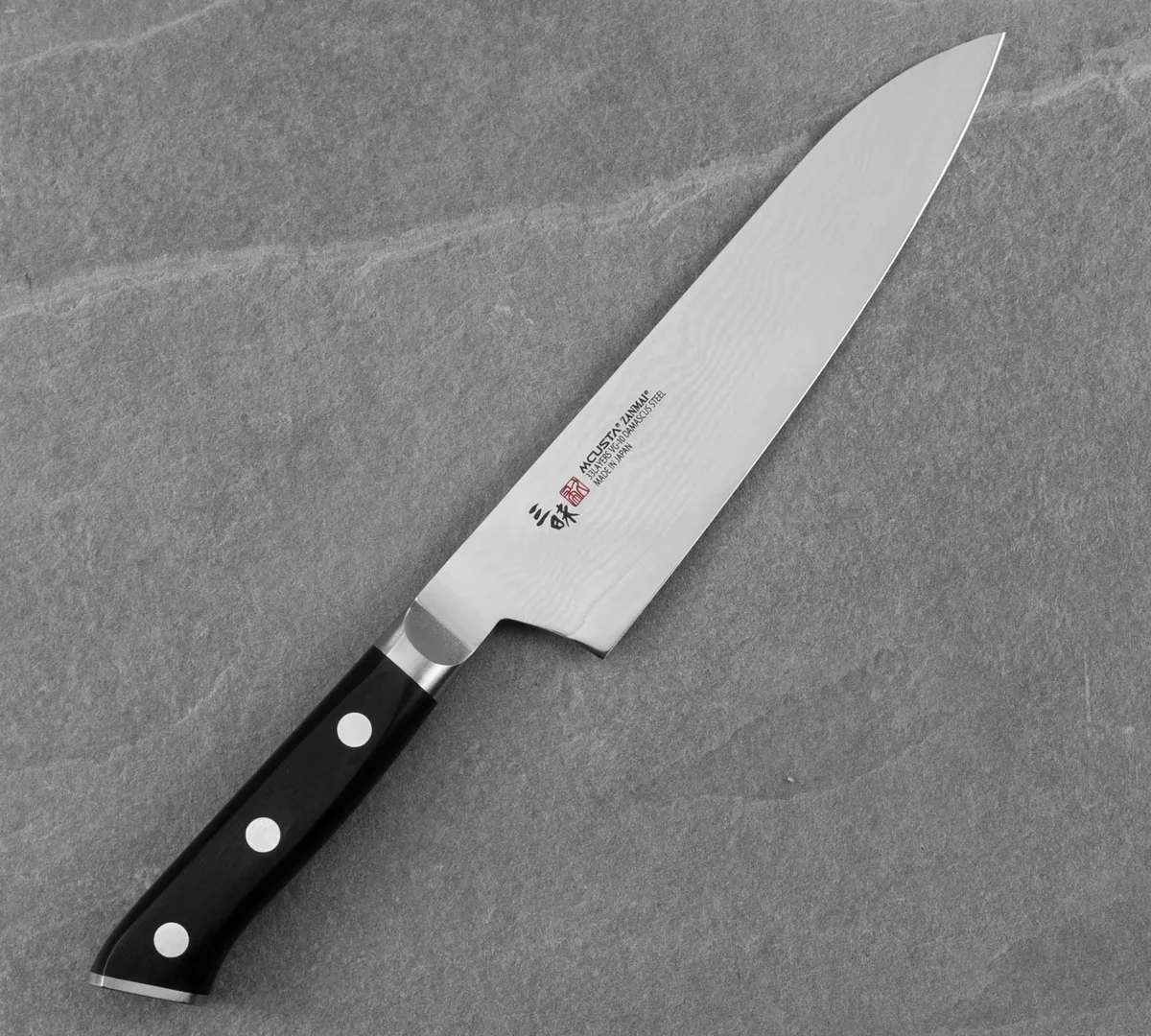 Mcusta Zanmai Classic Damascus VG-10 Pakka Nóż szefa 18 cm — zdjęcie 5