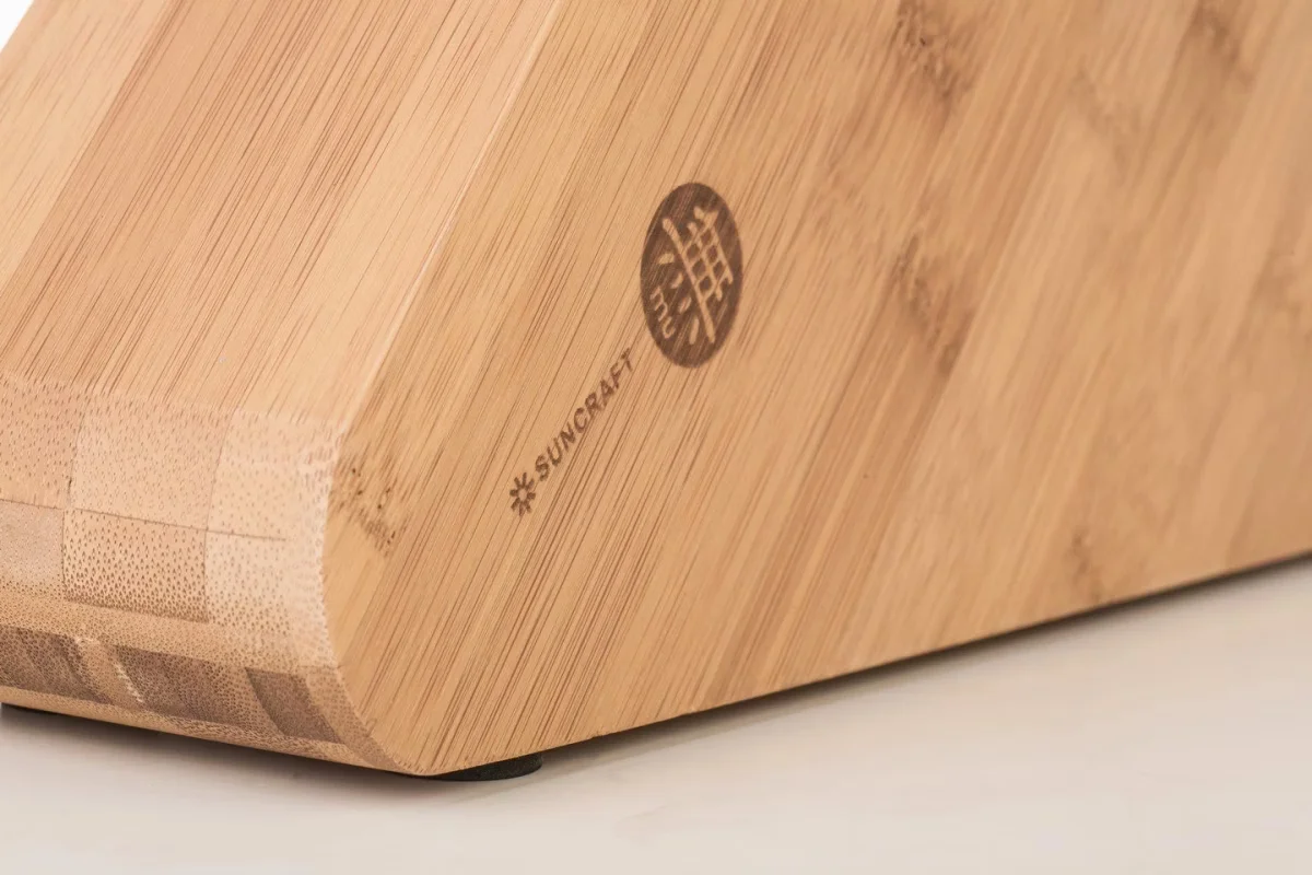 Blok na noże Suncraft Bamboo [MU-201] — zdjęcie 6