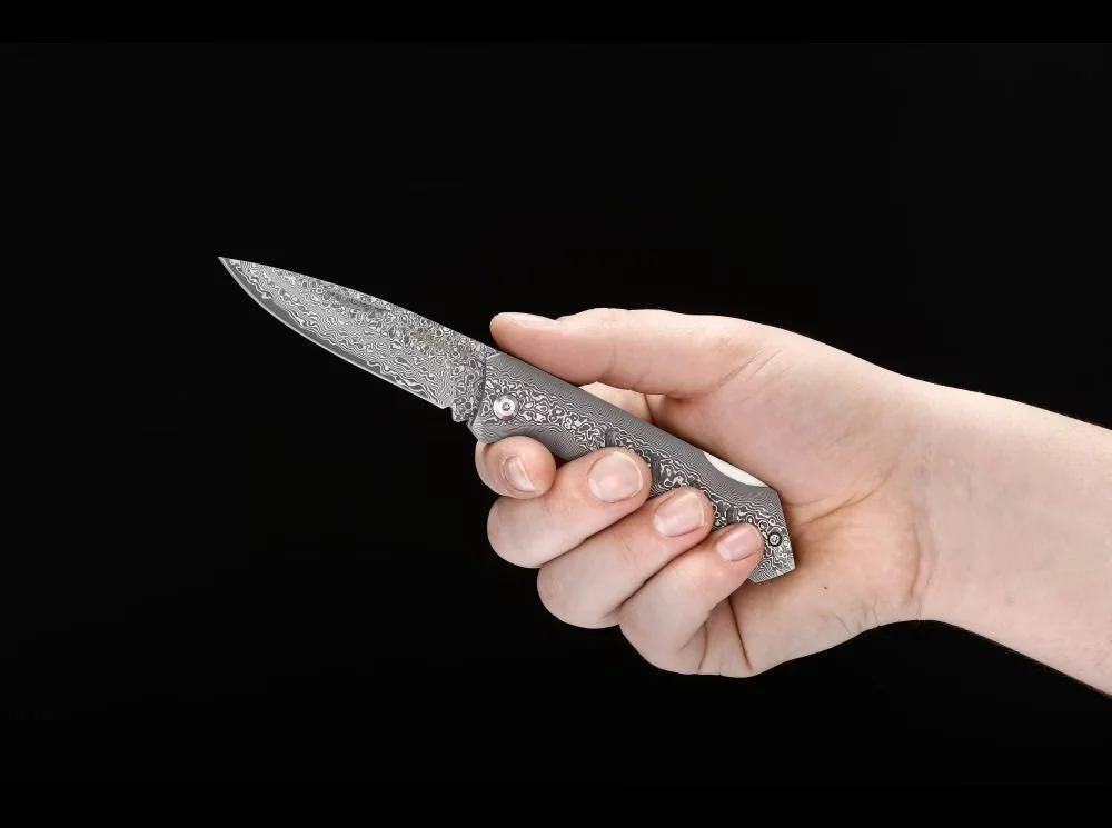 Nóż składany Böker Plus Damascus Dominator (długość ostrza 8.4 cm) — zdjęcie 3