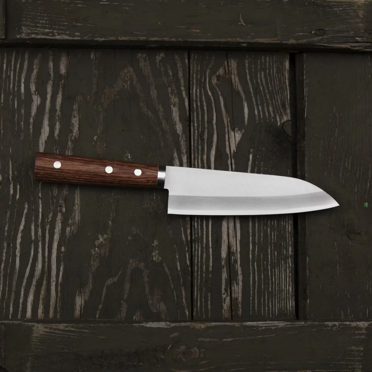 Kanetsune Seki 2000 Shiro-2/SS Nóż Santoku 16,5 cm — zdjęcie 8