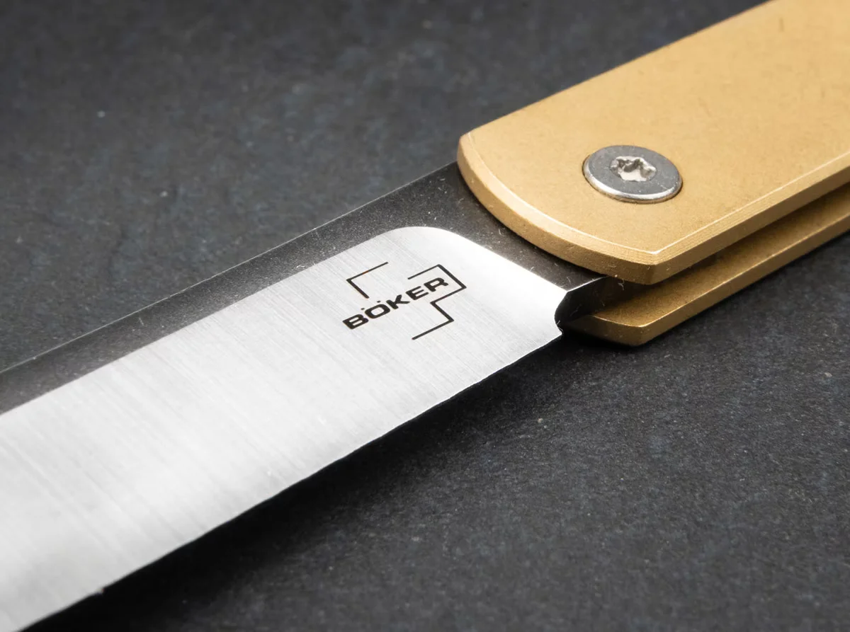 Nóż składany Böker Plus Zenshin 42 Brass — zdjęcie 3
