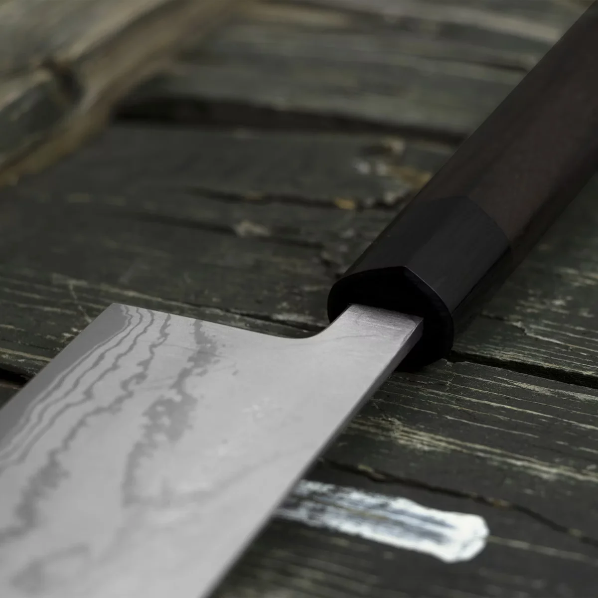 Kanetsune 400 Shirogami#2 Nóż Nakiri Japoński do Warzyw 16,5 cm — zdjęcie 7