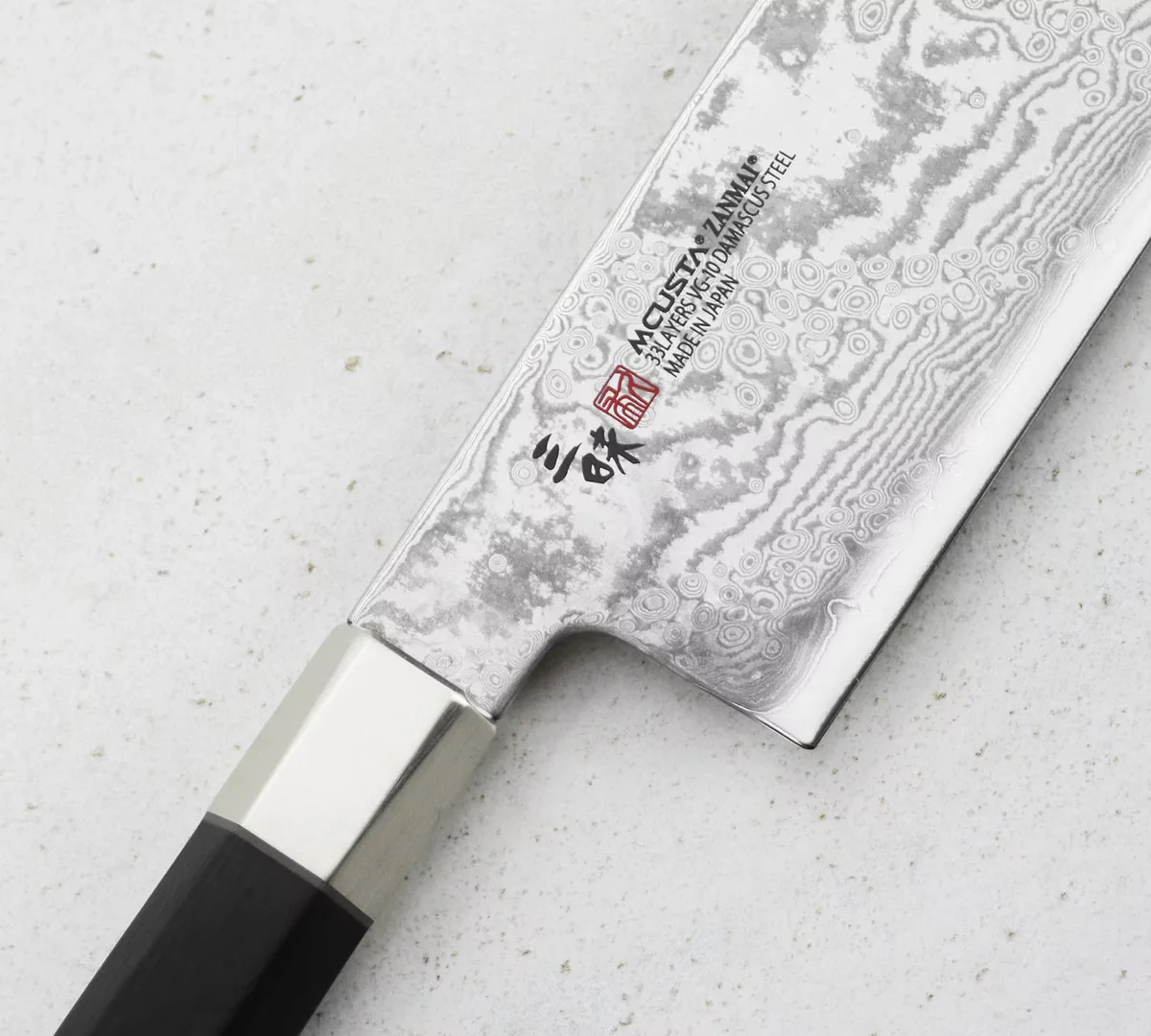 Mcusta Zanmai VG-10 Splash Nóż Nakiri 16,5 cm — zdjęcie 3