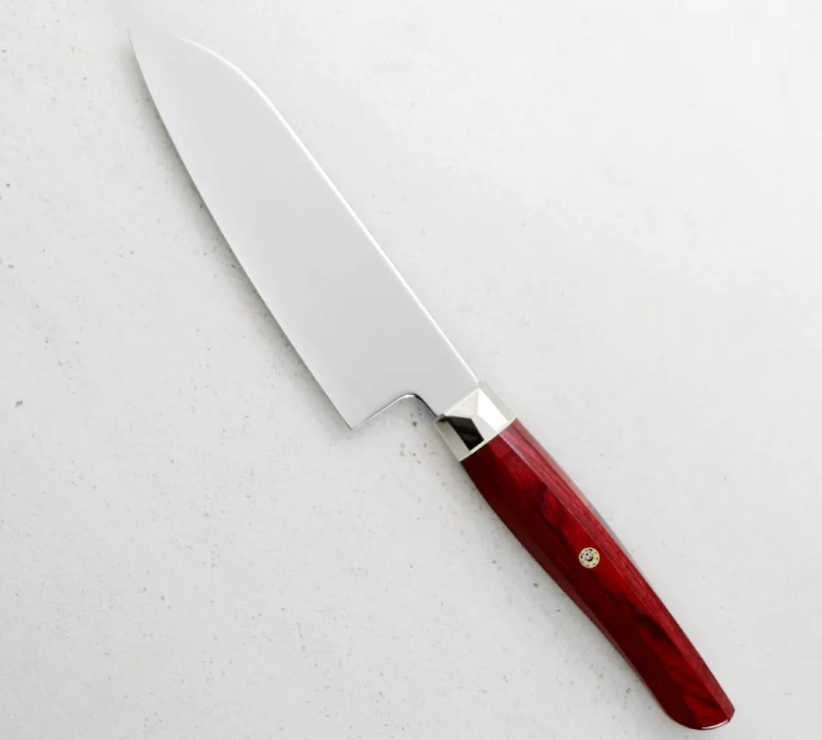 Mcusta Zanmai Red Revolution SPG2 Nóż Ko-Santoku 15 cm — zdjęcie 6