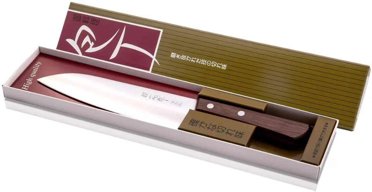 Nóż kuchenny Kanetsugu Miyabi Issin Santoku 17 cm AUS-8 Palisander — zdjęcie 6