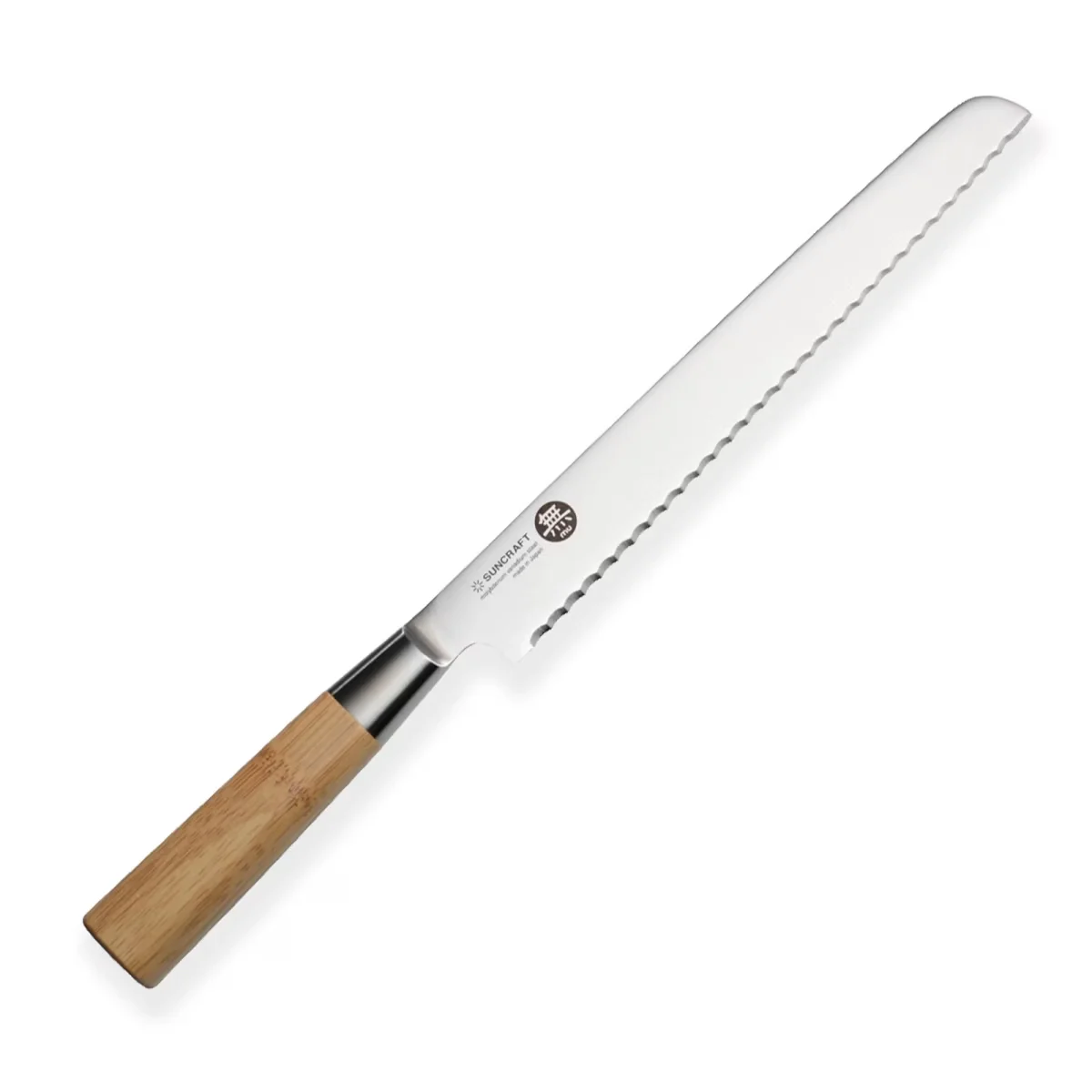 Nóż do chleba Suncraft MU BAMBOO 22 cm [MU-06]