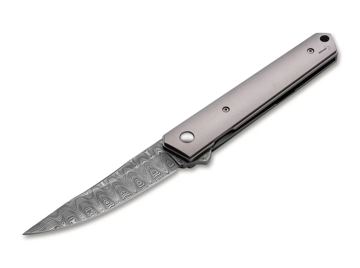 Nóż Böker Plus Kwaiken Flipper Damast
