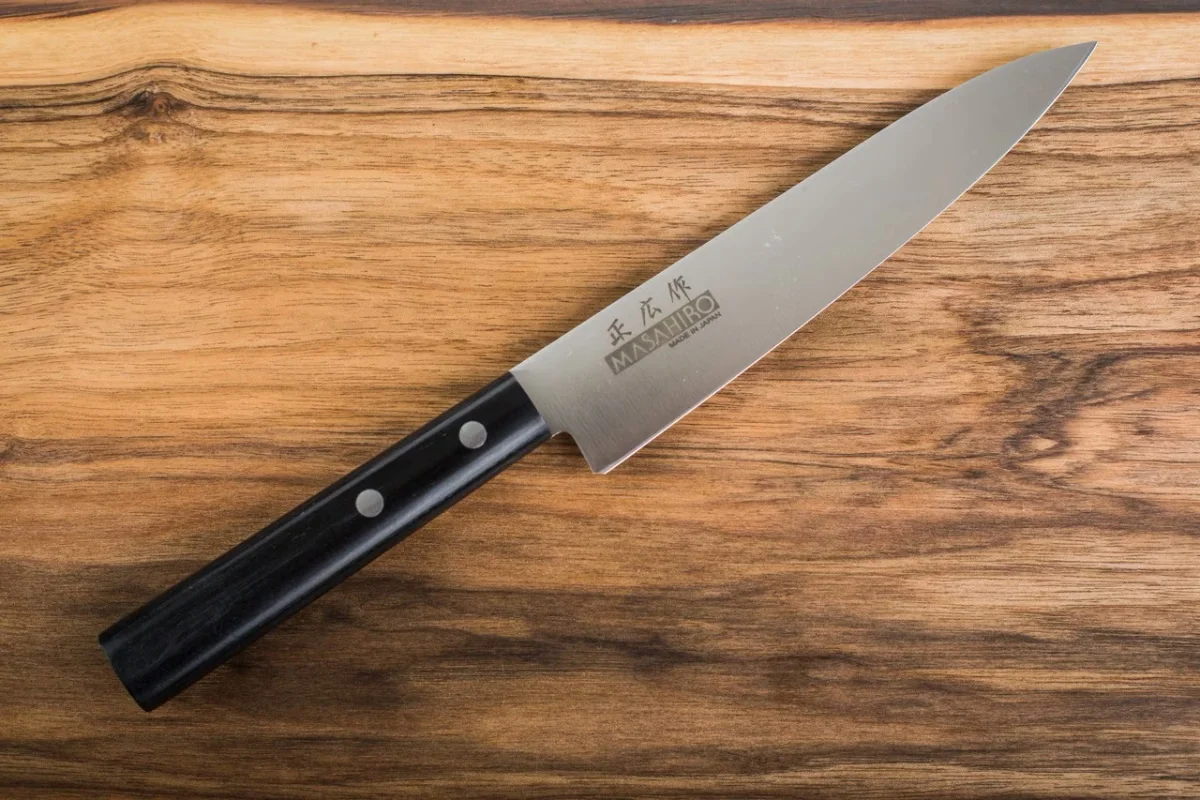 Masahiro Sankei Nóż uniwersalny Utility 15 cm, czarny — zdjęcie 3