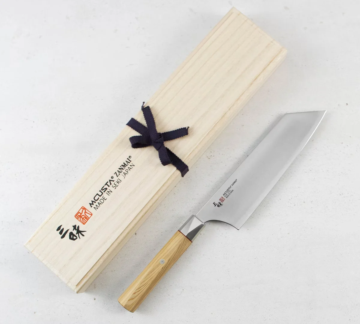 Mcusta Zanmai Beyond Aogami Super Nóż Bunka 18 cm — zdjęcie 2