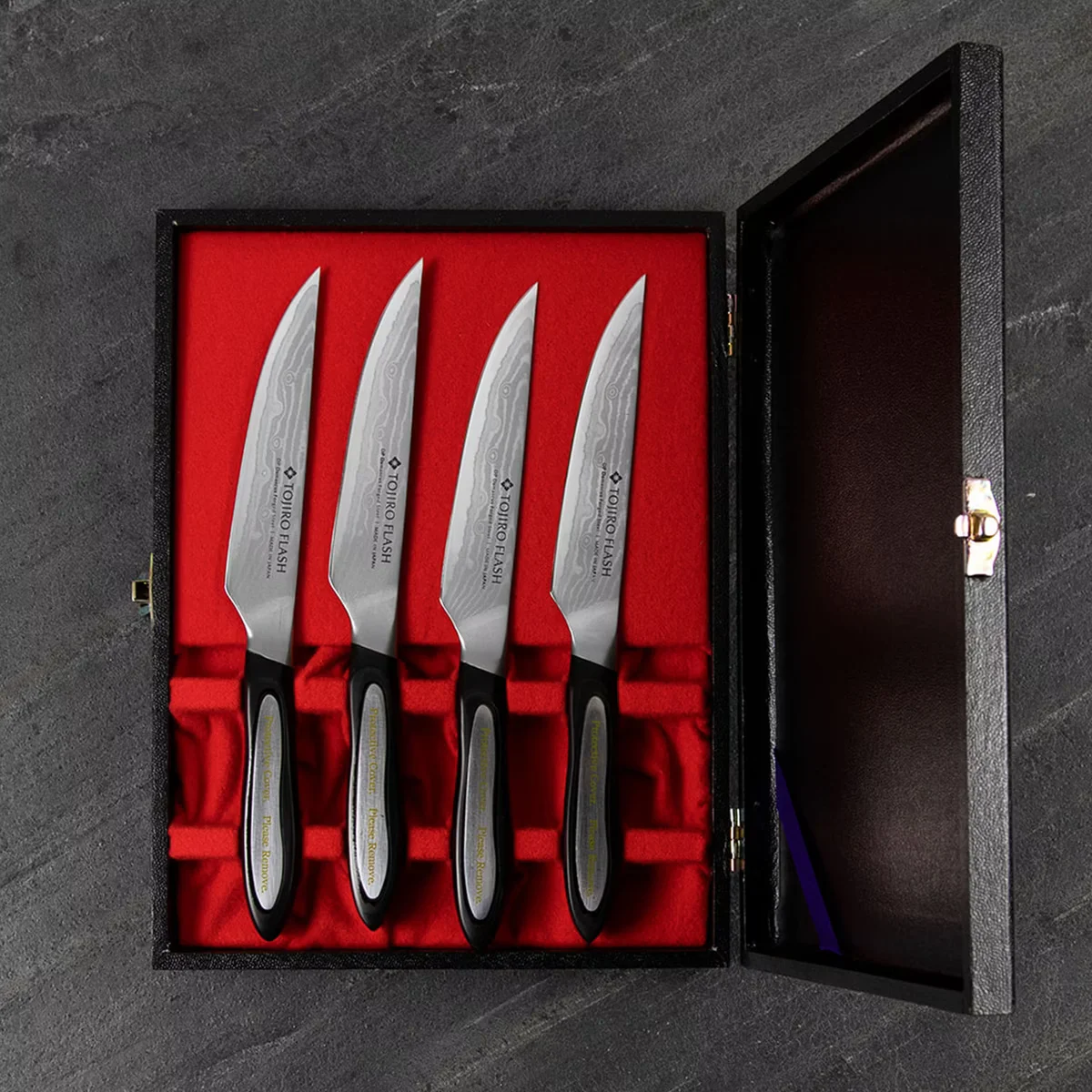 Tojiro Flash Zestaw 4 noży do steków 11cm — zdjęcie 4