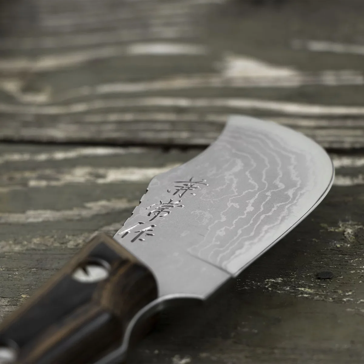 Kanetsune Seki Aogami#2 Seseragi Skinner 6,5 cm – Nóż Myśliwski do Skórowania — zdjęcie 3