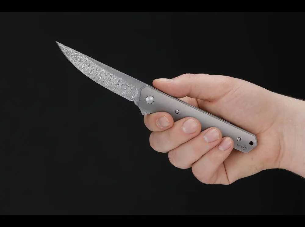 Nóż Böker Plus Kwaiken Flipper Damast — zdjęcie 3