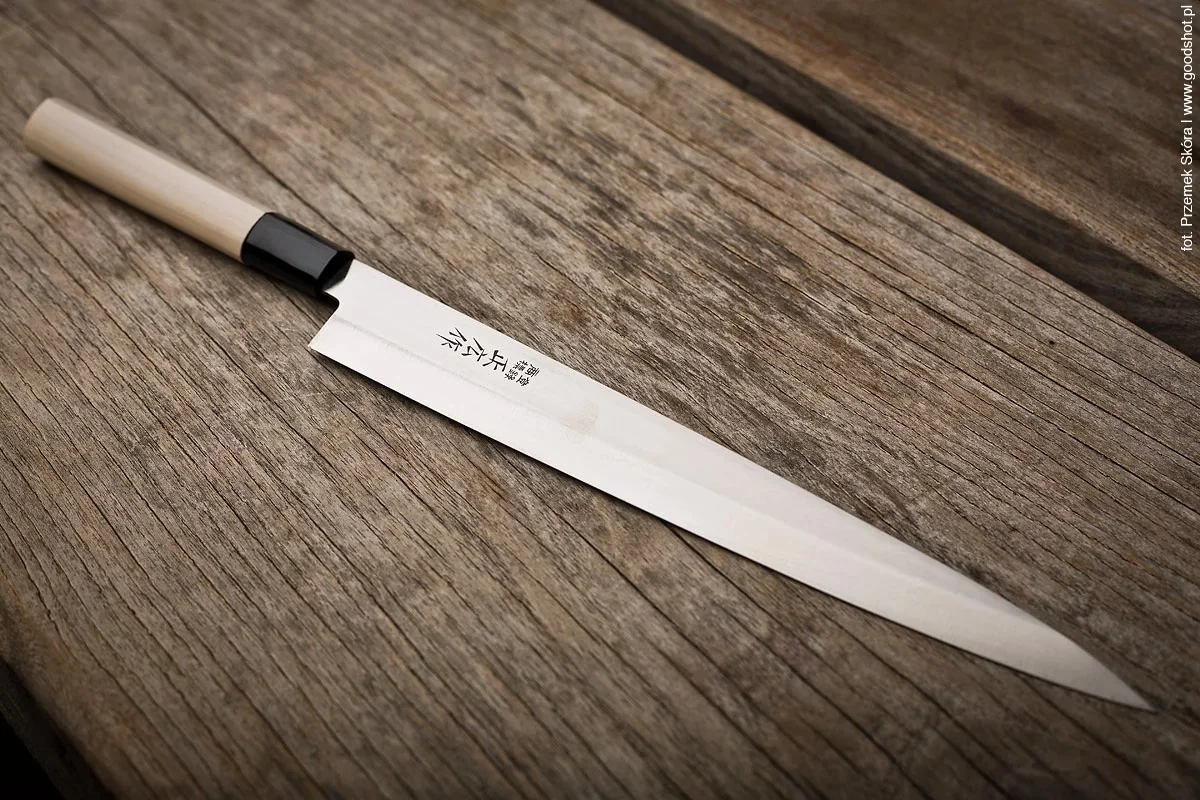 Masahiro MS-8 Yanagiba - Japoński Nóż do Sushi i Sashimi 27 cm — zdjęcie 15