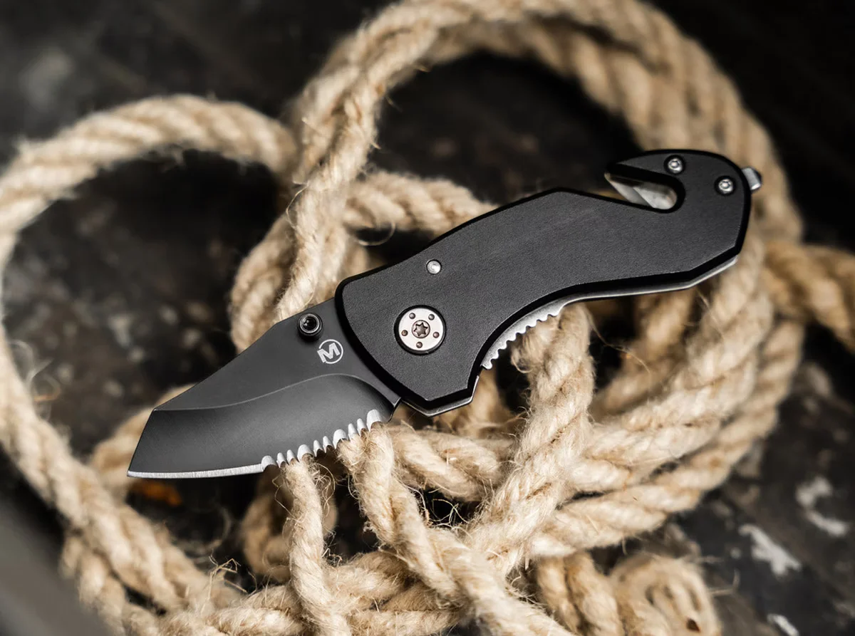 Nóż składany ratunkowy Boker Magnum Black Rescue — zdjęcie 6