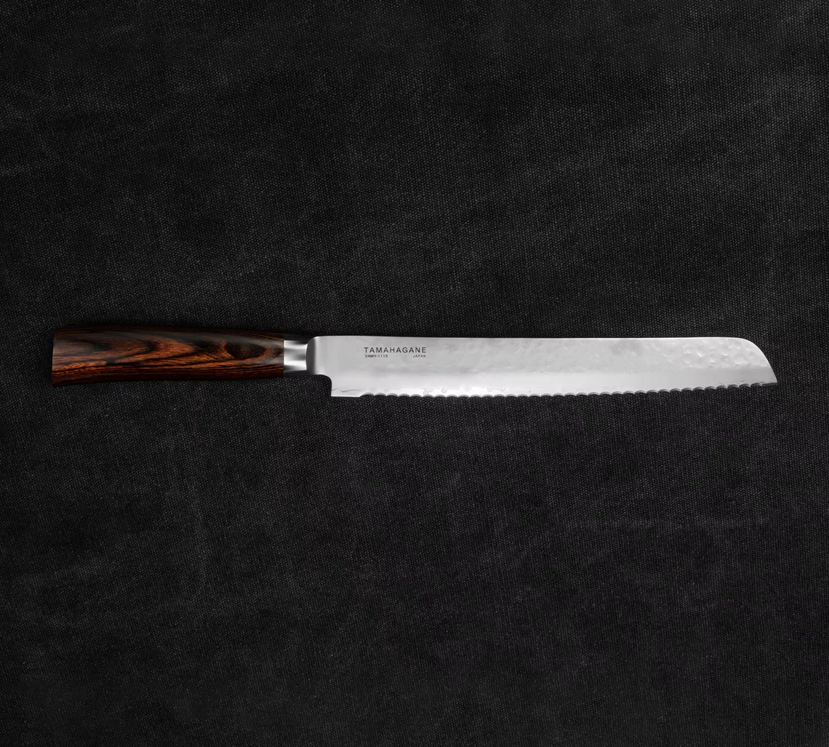 Tamahagane Tsubame Brown VG-5 Nóż do chleba 23 cm — zdjęcie 2