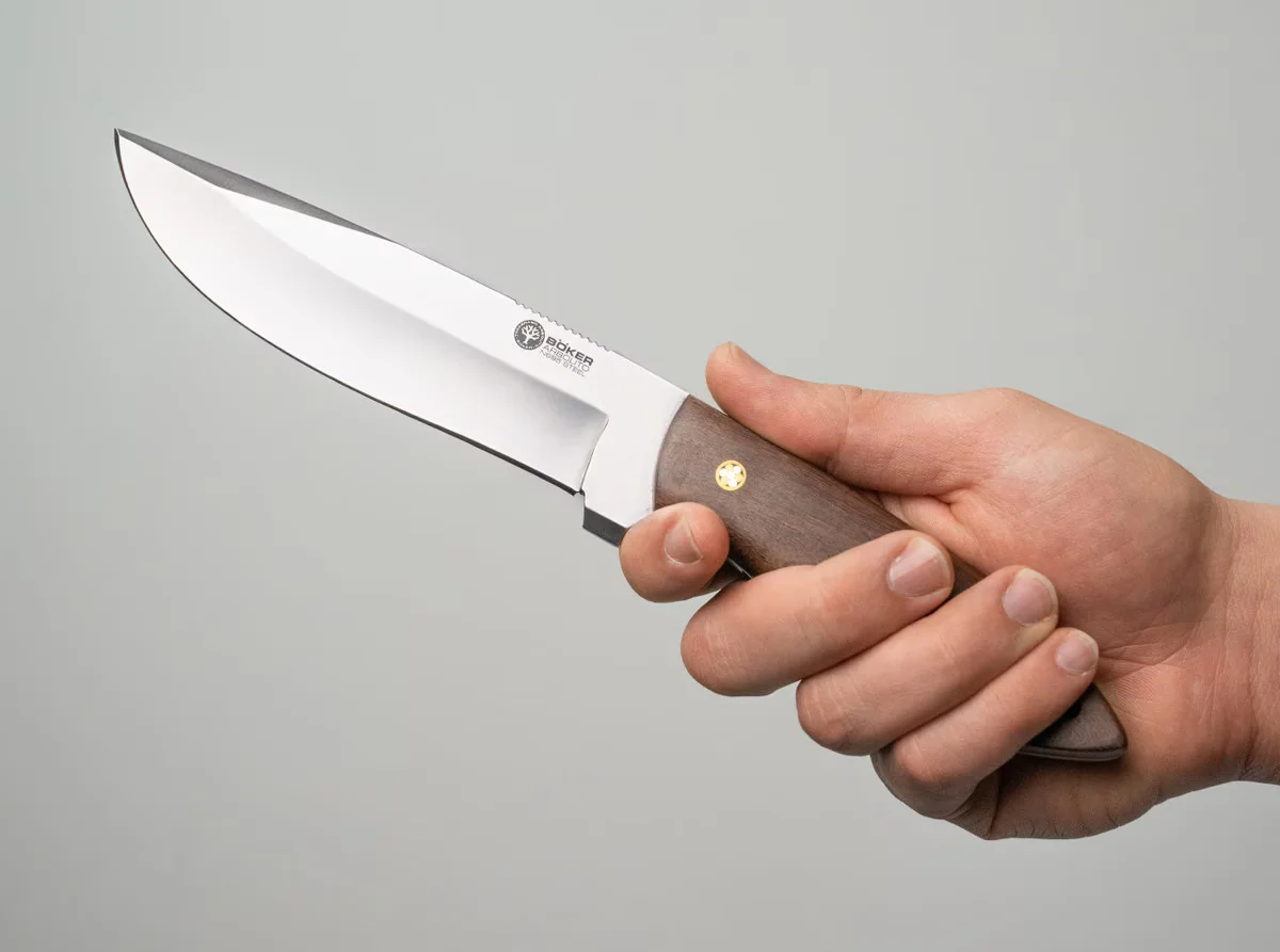 Nóż Boker Arbolito Venador - Uniwersalny Nóż Myśliwski z Hebanową Rękojeścią — zdjęcie 3