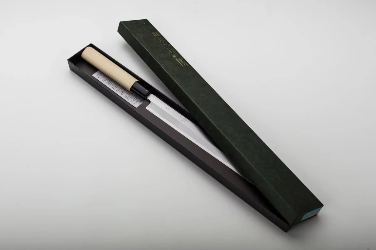 Masahiro Bessen Takohiki 27 cm - Nóż Japoński do Sushi i Sashimi — zdjęcie 2