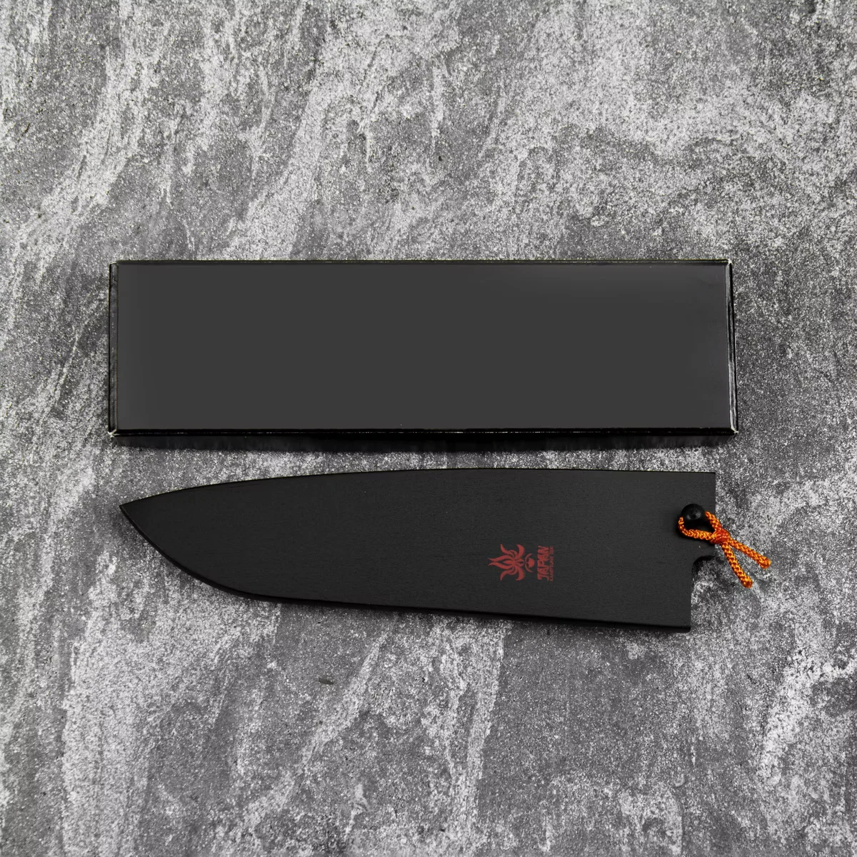 Drewniana Saya Kanetsune - Ochraniacz na Nóż Santoku 18 cm — zdjęcie 2