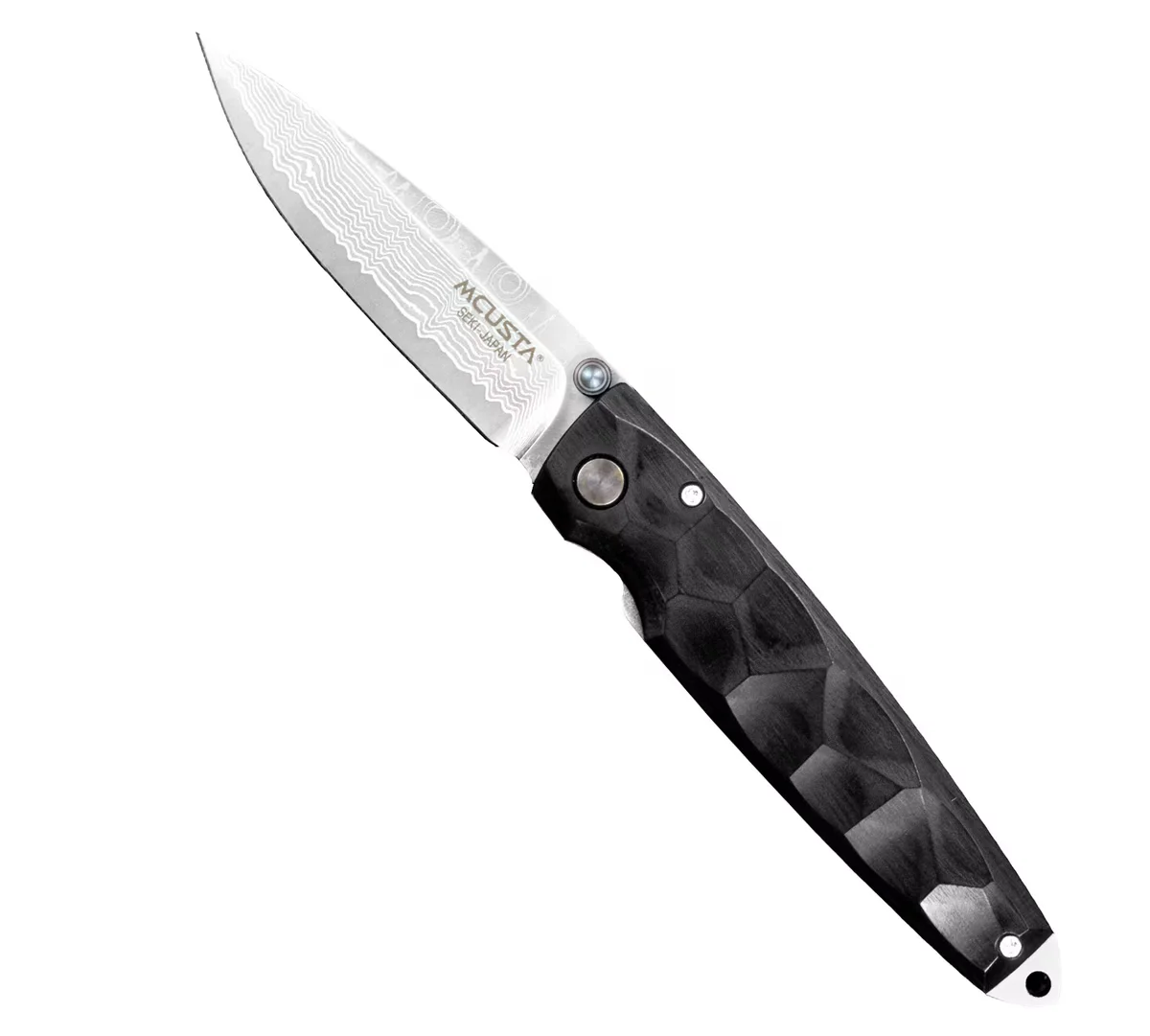 Mcusta Shinra Emotion 2 Black Pakka Damascus VG-10 6,5 cm