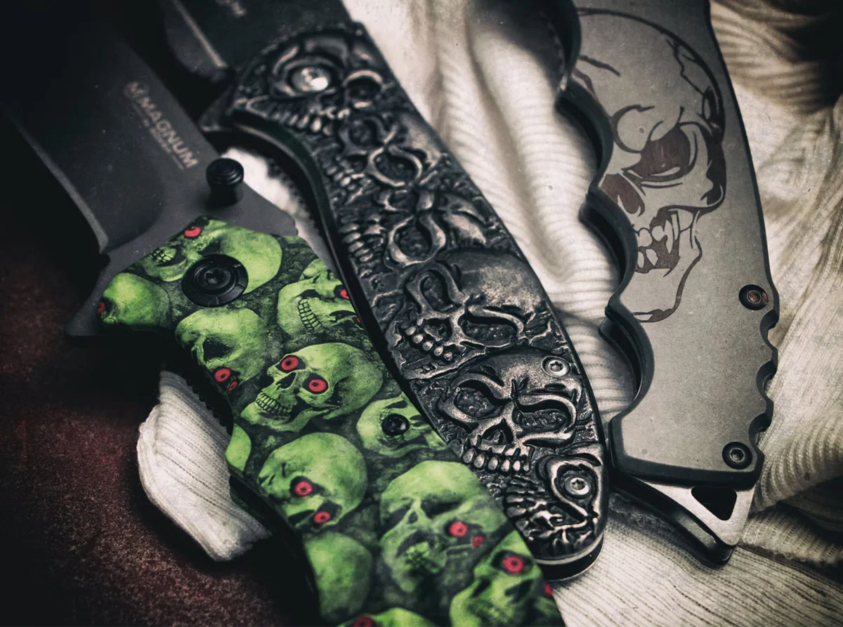 Nóż składany Boker Magnum Dia de los Muertos — zdjęcie 4