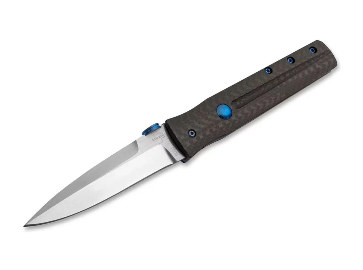 Nóż składany Boker Plus Icepick Dagger VG-10 Włókno Węglowe