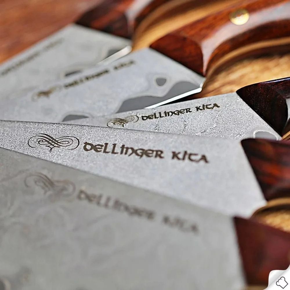 Dellinger KITA North Damascus Nóż Szefa Kuchni 20 cm — zdjęcie 9